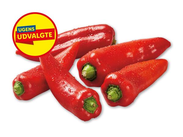 Røde snackpebre