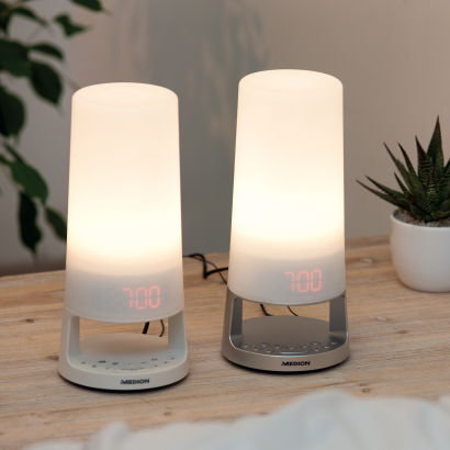 Radio-réveil avec lampe d'éveil