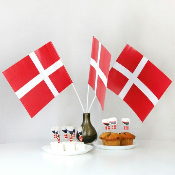A4-flag på pind
