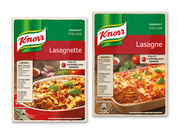 Knorr lasagne eller lasagnette