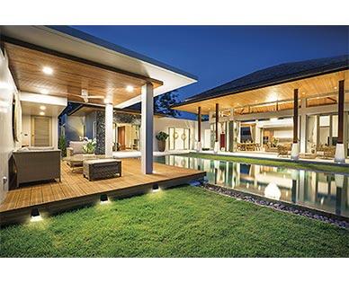 Gardenline Solar Deck Light or 3-Pack Step Lights