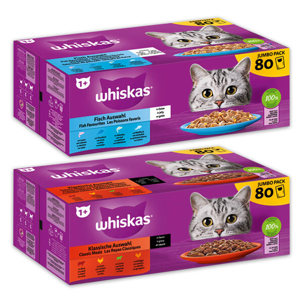 Katzennassnahrung Jumbo Pack