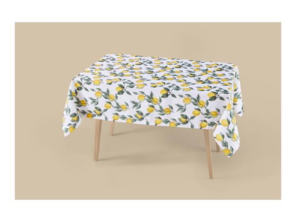 Tablecloth With Lemon Pattern