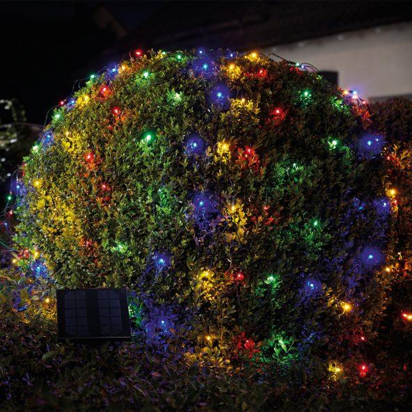 Ledlichtketting op zonne-energie