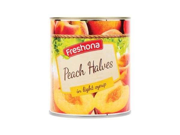 Peach Halves in Syrup