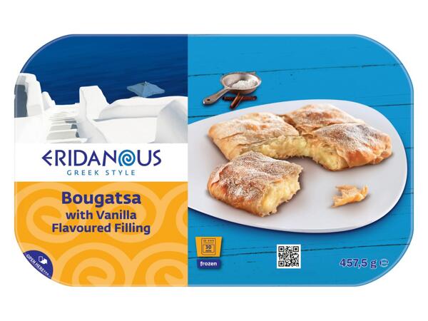 Bougatsa Greek-Style Cake with Cream