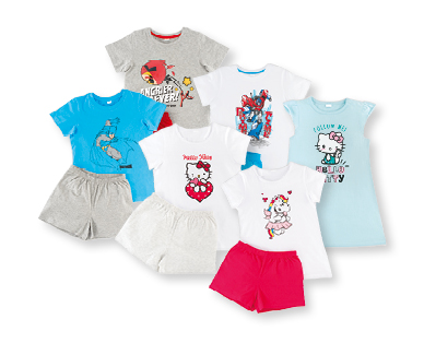 Pigiama per bambini BATMAN/ANGRY BIRDSTM/ROBOTS IN DISCUISE/HELLO KITTY/PUMMEL EINHORN