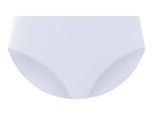Esmara Ladies' Ribbed Briefs - 3 Pack - White