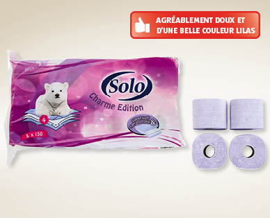 Papier de toilette "Charme Edition" SOLO