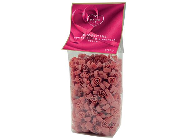 Heart Shaped Durum Wheat Pasta