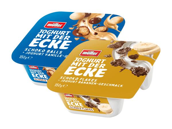 Joghurt mit der Ecke