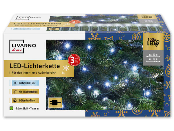 LED-Lichterkette, 100 LEDs