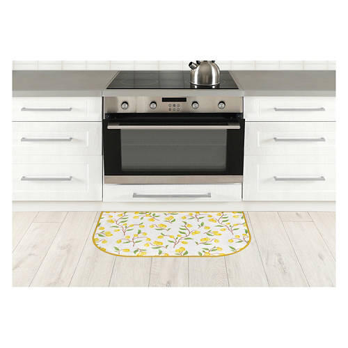 19.5" x 34" Bevington Kitchen Rug - Lemons