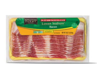 Appleton Farms Lower Sodium Bacon
