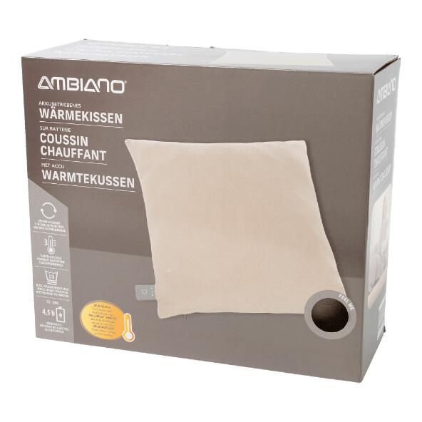 AMBIANO(R) 				Coussin chauffant à batterie