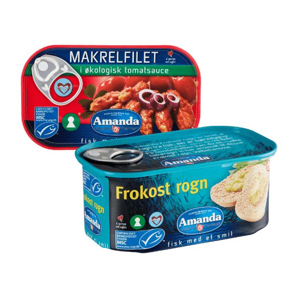 Frokost rogn eller makrelfilet