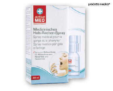ACTIVE MED Spray medico per gola e faringe