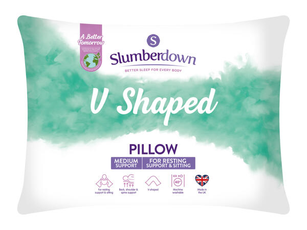 Slumberdown V Shaped Pillow