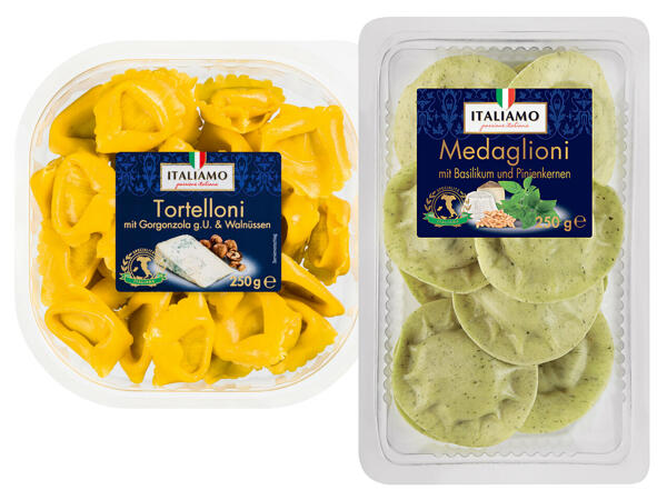 ITALIAMO Cappelletti mit Rohschinken, Medaglioni oder Tortelloni