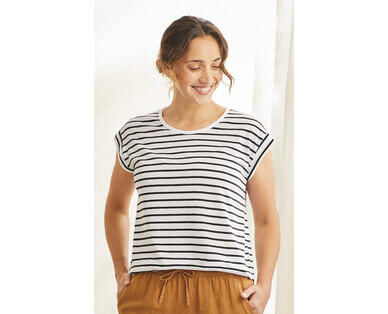 Linen Blend Tee