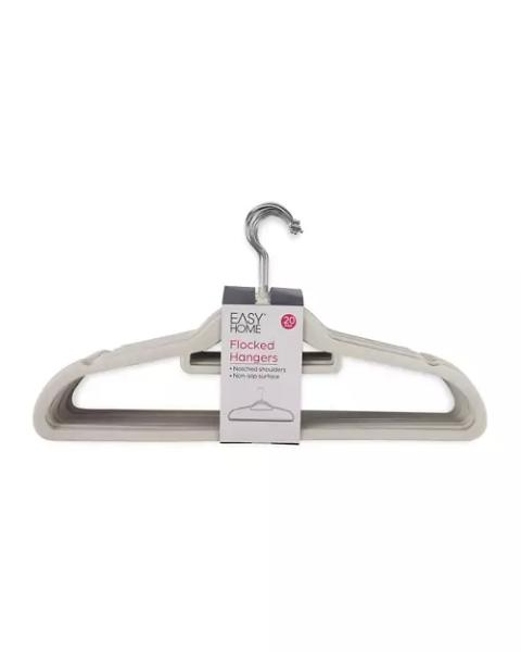 Flocked Hangers or Pegs