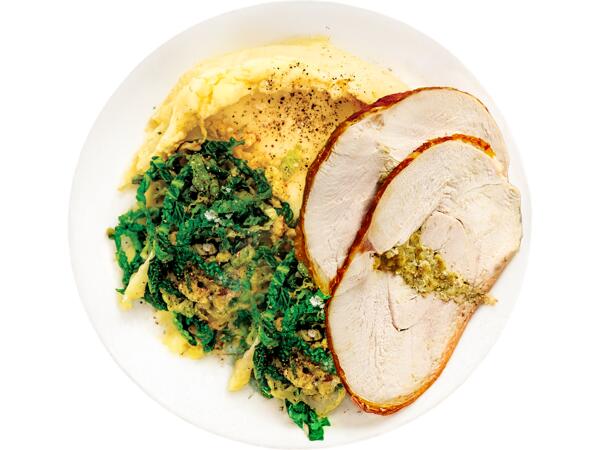 Fresh Irish Boned & Rolled Turkey Joint with Apple and Apricot Stuffing 2kg