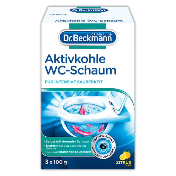 Aktivkohle WC-Schaum