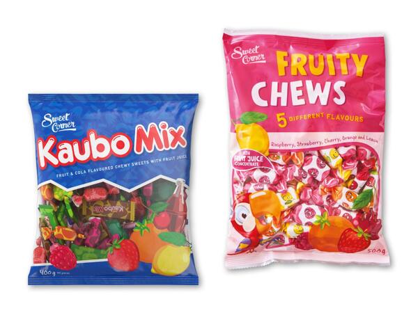 SWEET CORNER Tyggekarameller med frugtsmag