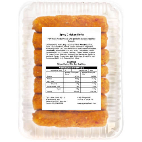 Chicken Koftas 500g