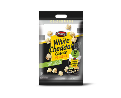 Clancy's White Cheddar Cheese Popcorn Snack Packs