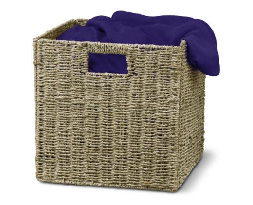Huntington Home 
 Collapsible Seagrass Basket