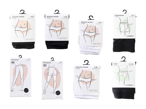 Strømpebukser, underbukser, boxershorts eller undertrøje