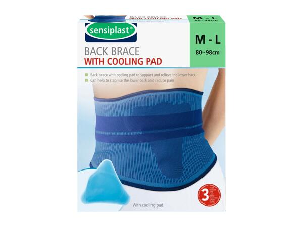 Sensiplast Back Brace With Cooling Pad - M-L
