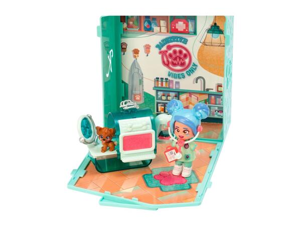 KookyLoos Pop Up Playset - Pet Vet