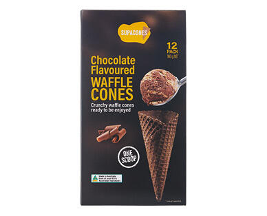Supacones Flavoured Waffle Cones 12pk