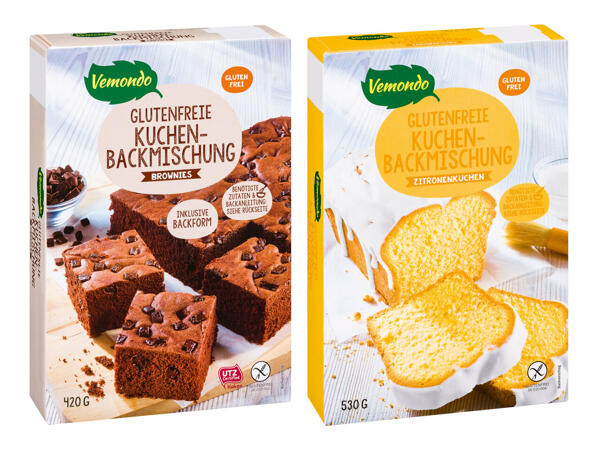 VEMONDO Glutenfreie Kuchen-Backmischung