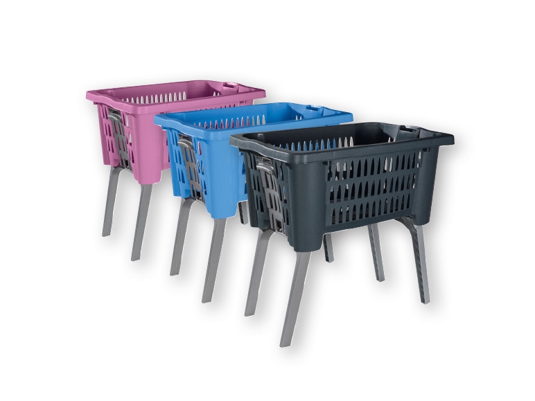 AQUAPUR 38L Laundry Basket with Legs