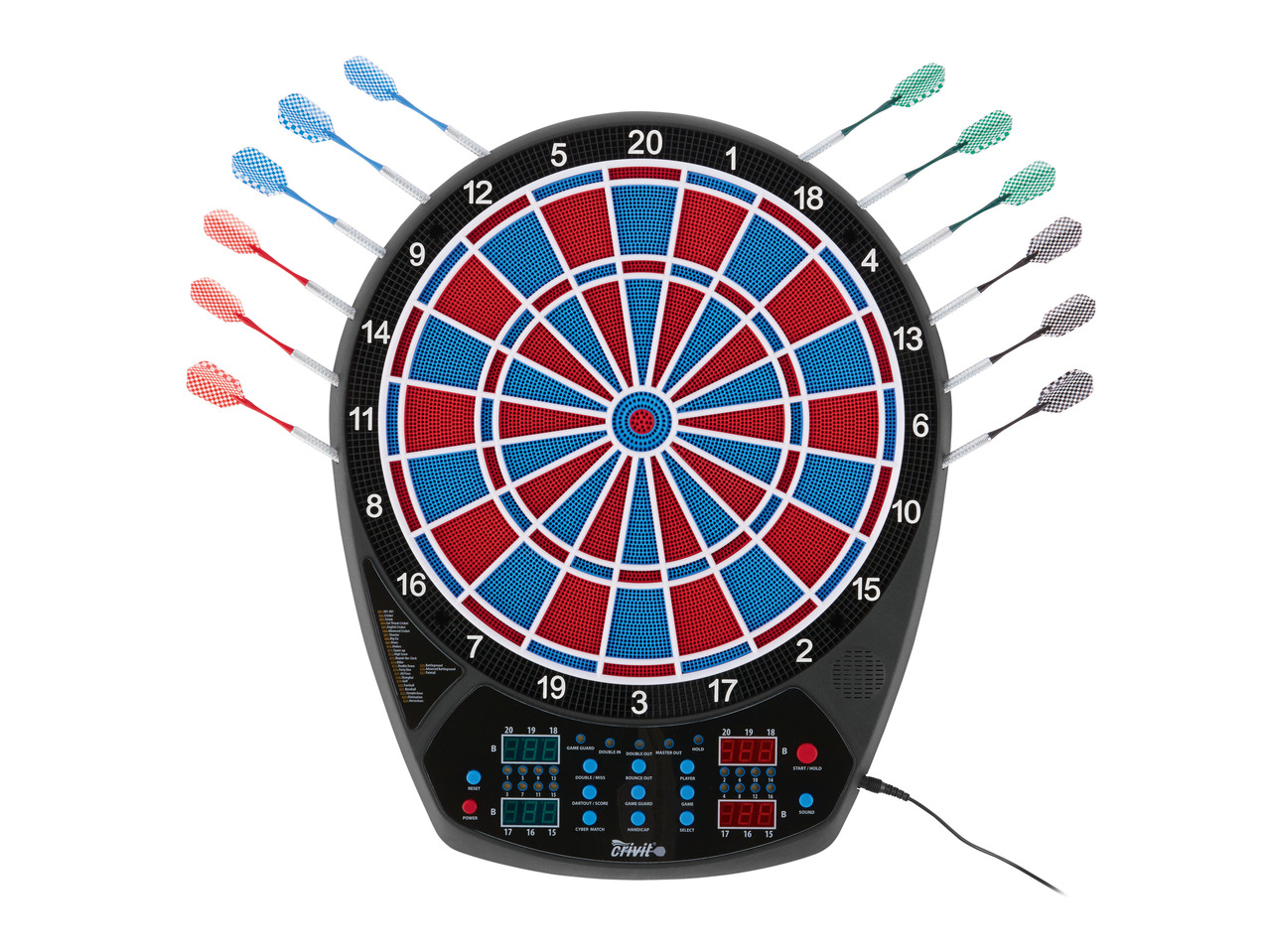 CRIVIT(R) LED-dartskive