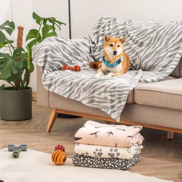 HOME CREATION(R) 	 				Plaid en polaire coral