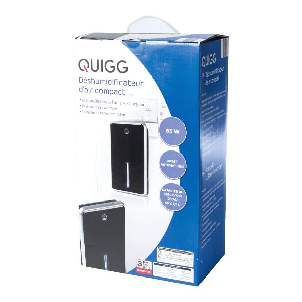 QUIGG(R) 				Déshumidificateur compact