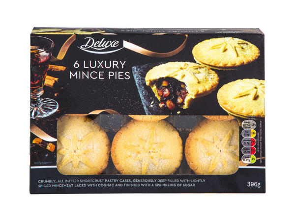 6 Luxury Mince Pies