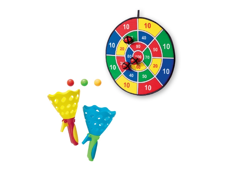 Hook & Loop Dartboard or Catch-It Cone Game