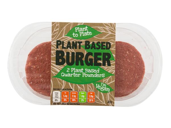 Plant Based Quarter Pounders