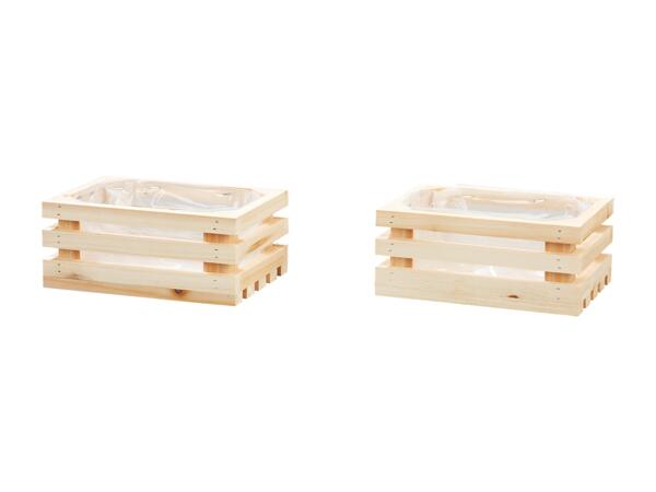 Wooden Planter Assortment