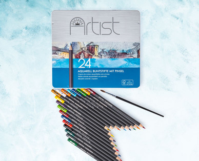 Aquarell-Buntstifte
