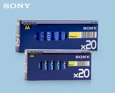 SONY Batterien Megapack