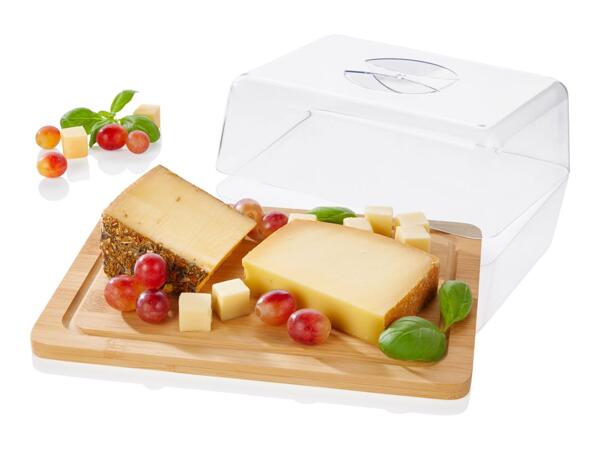 Livarno Home Bamboo Cheese Board - 2 Piece Set