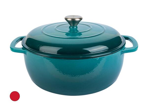Cocotte en fonte laquée