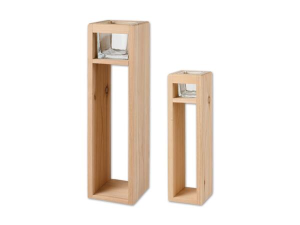 Windlichtsäulen-Set, 2-teilig