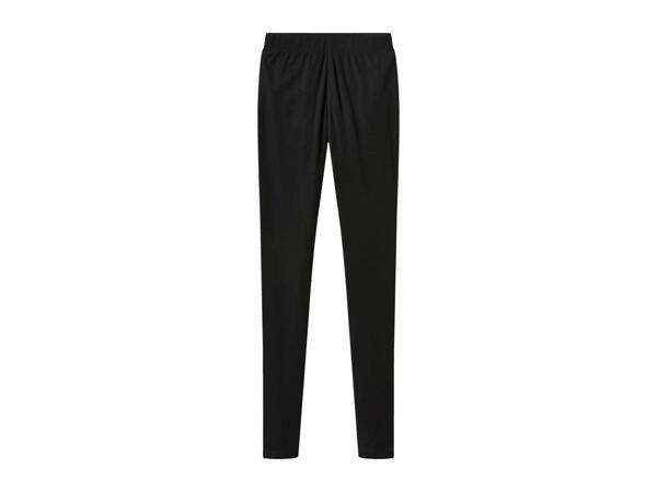 Esmara Ladies' Black Thermal Long Johns